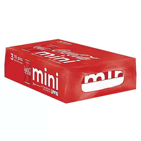 Coca-Cola Mini, 30 pk./7.5 oz. cans