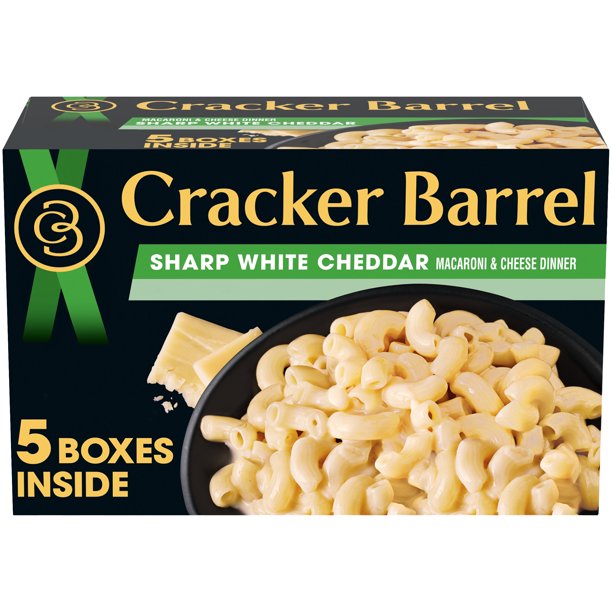 Cracker Barrel Sharp White Cheddar Macaroni & Cheese Dinner (14 oz., 5 pk.)
