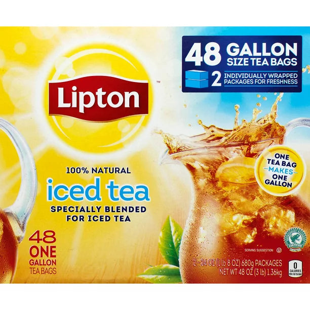 Lipton Iced Tea, Gallon Size Tea Bags (48 ct.)