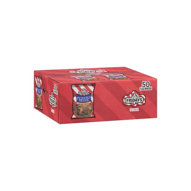 T.G.I. Friday's Potato Skins Snack Chips, Cheddar & Bacon (1 oz., 50 ct.)