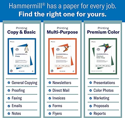 Hammermill - Color Copy Paper, 100 Brightness, 8-1/2 x 14, Photo White - 500/Ream