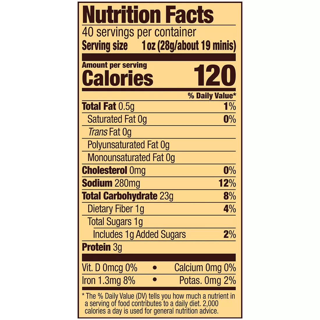 Snyder's of Hanover Mini's Pretzel Canister, 40 oz.