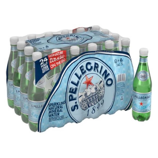 S.Pellegrino Sparkling Natural Mineral Water (16.9 fl. oz., 24 pk.)