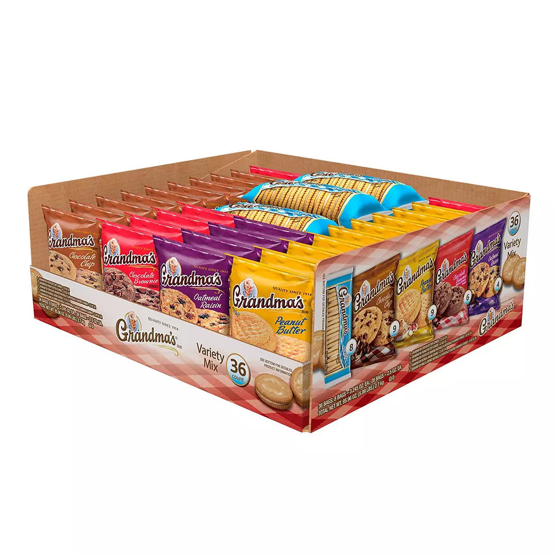 Grandma's Cookies Variety Pack, 36 pk.