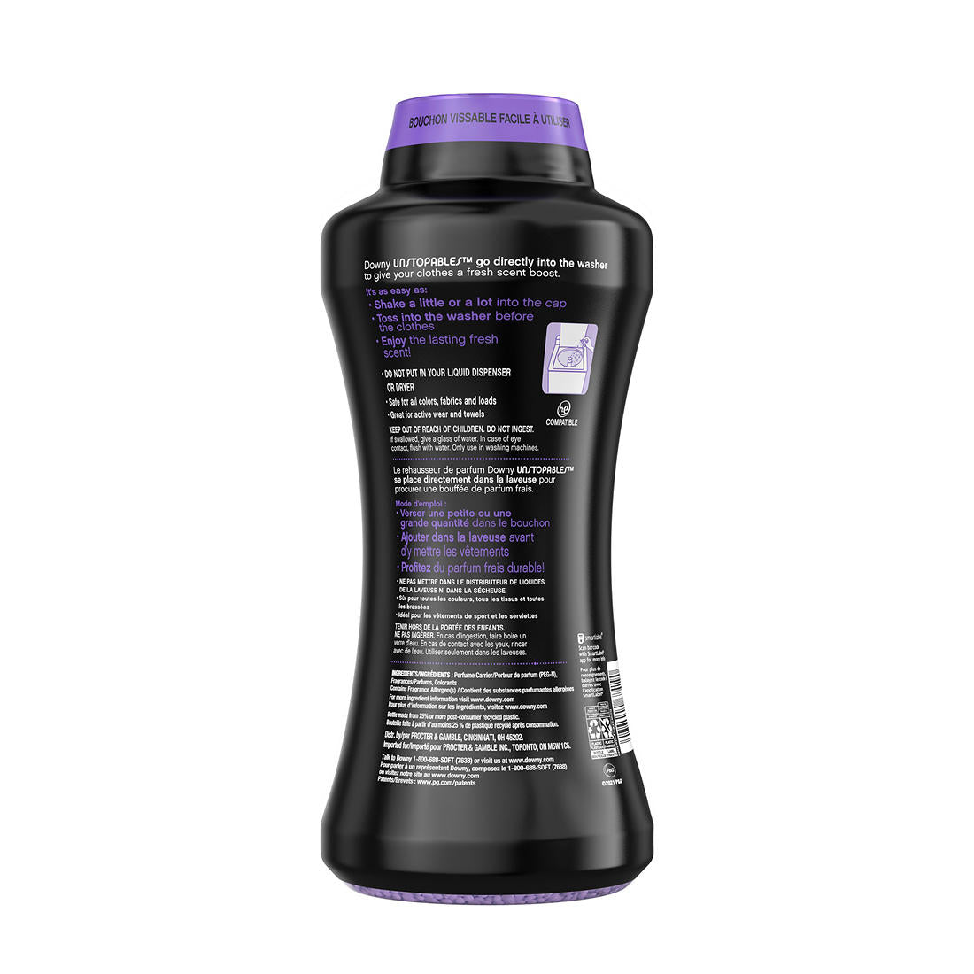 Downy Lush Unstopables In-Wash Scent Booster Beads, 37.5 oz
