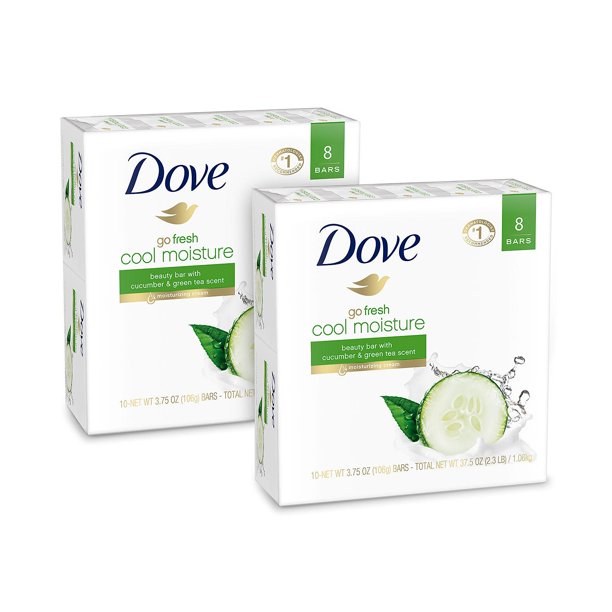 Dove Go Fresh Beauty Bar, Cool Moisture (3.75 oz., 16 ct.)