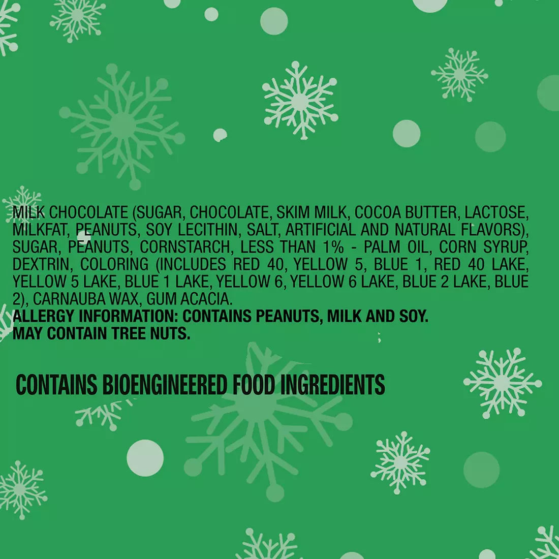 M&M's Holiday Mix Candy Bulk Jar, Peanut Chocolate Candy, 62-Ounce