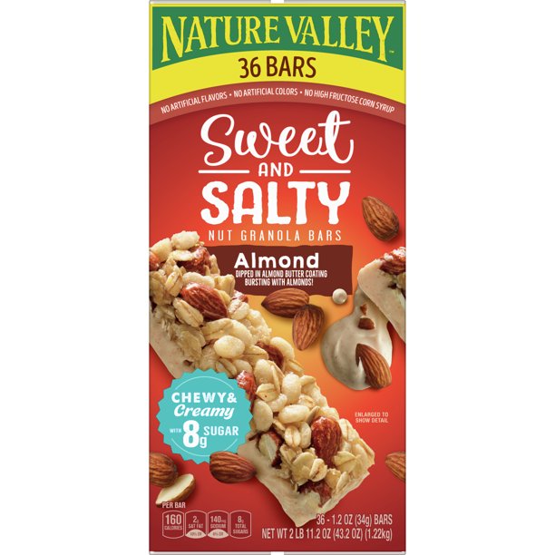 Nature Valley Sweet and Salty Nut Almond Granola Bars (36 ct.)