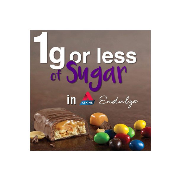 Atkins Endulge Variety Pack, Caramel Nut Chew and Chocolate Coconut Bars, Keto Friendly (22 ct.)