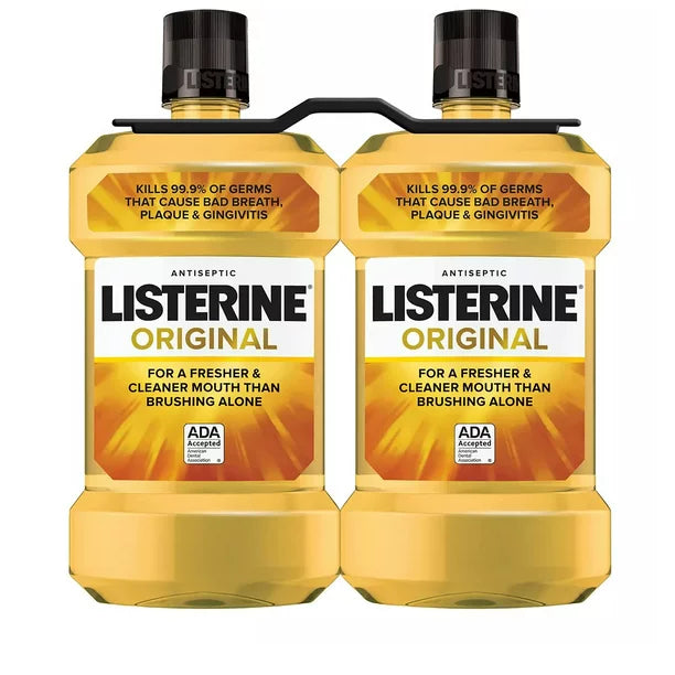 Listerine Antiseptic Mouthwash, Original (1.5L, 2 pk.)