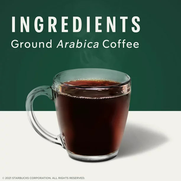 Starbucks Pike Place Roast, Ground Coffee, Medium Roast, 12 oz