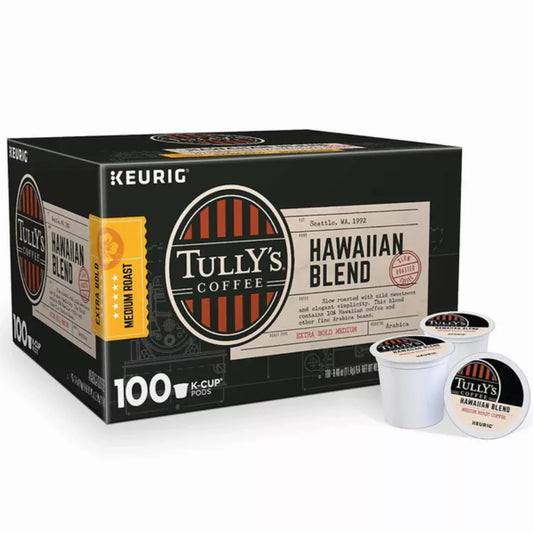 Tully's Coffee Hawaiian Blend K-Cup Pods (100 ct.)