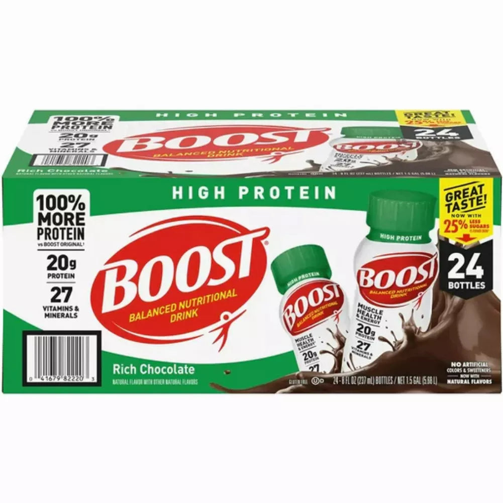 BOOST High Protein Drink, Chocolate (24 pk.)