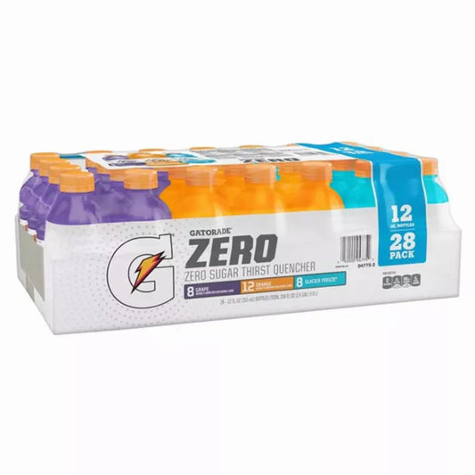 Gatorade Zero Sugar Thirst Quencher, Variety Pack (12 fl. oz., 28 pk.)