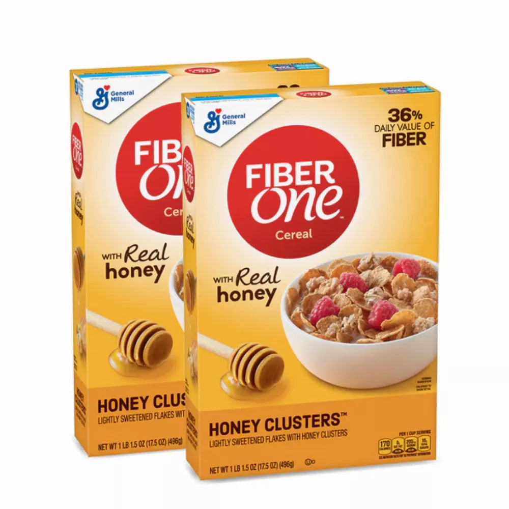 Fiber One Cereal, Honey Clusters (2 pk.)