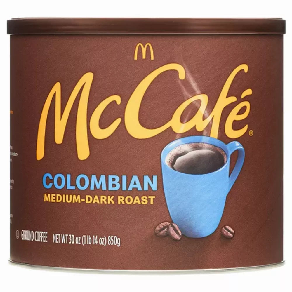 McCafe Colombian, Medium-Dark Roast, Ground Coffee, 30 oz