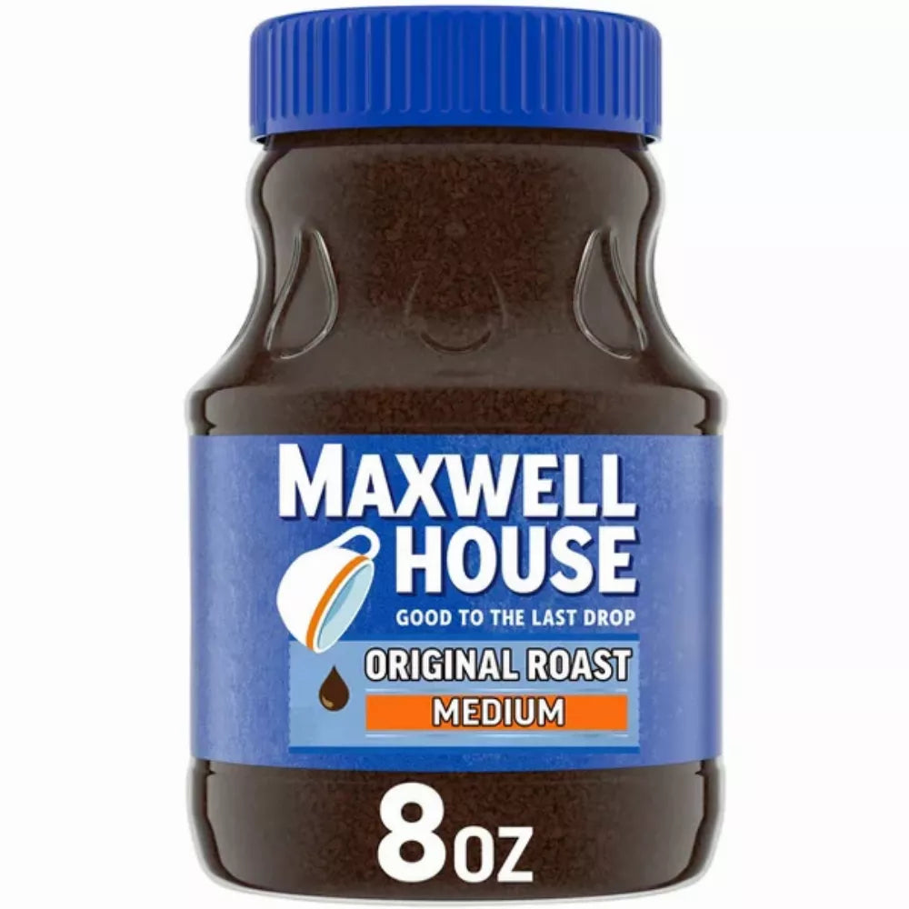 Maxwell House The Original Roast Instant Coffee, 8 oz Jar