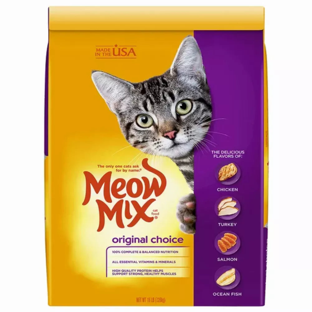 Meow Mix Original Choice Dry Cat Food, 16 Pounds