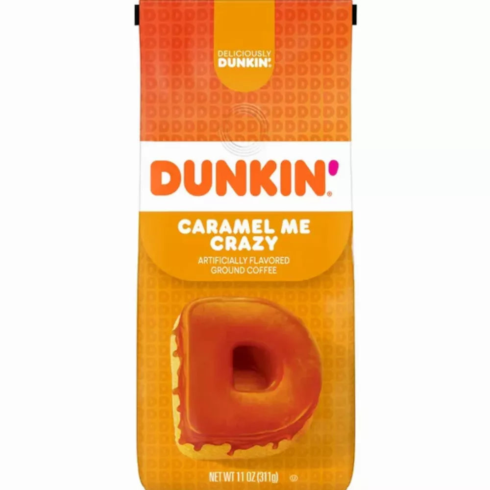 Dunkin’ Caramel Me Crazy Ground Coffee, 11 Ounces