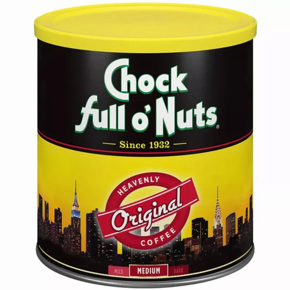 Chock Full o’Nuts® Original Blend Ground Coffee, Medium Roast, 30.5 Oz. Can