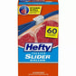 Hefty Slider Freezer Storage Bags, Gallon Size, 60 Count