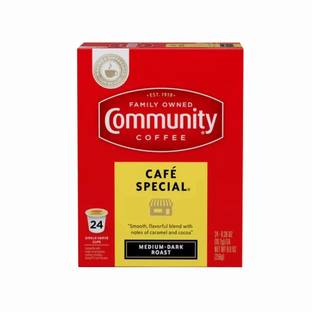 Community Coffee Cafe Special Medium Roast Keurig Coffee Pods, 24 Ct