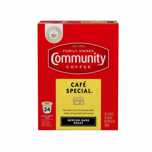 Community Coffee Cafe Special Medium Roast Keurig Coffee Pods, 24 Ct