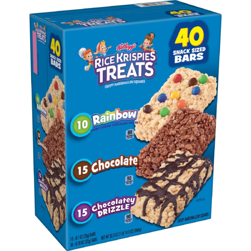 Kellogg's Rice Krispies Treats Squares Original With Gems 30.3oz