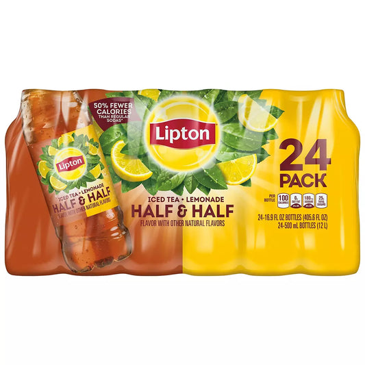 Lipton Half and Half Iced Tea Lemonade, 24 pk./16.9 oz.