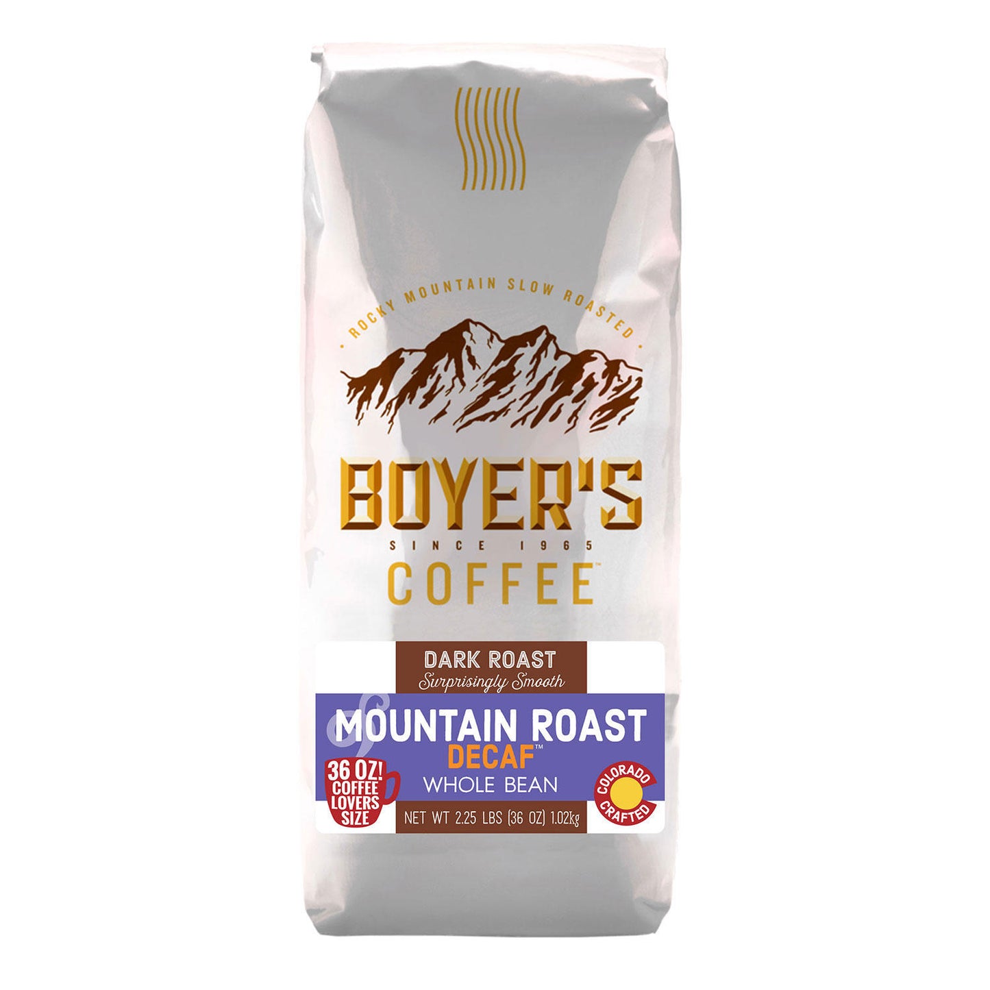 Boyer's Coffee, Whole Bean, Mountain Roast Decaffeinated (2.25 lb.)