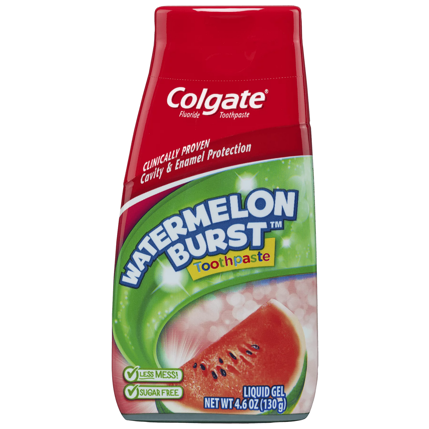 Colgate 2-in-1 Anticavity Kids' Gel Toothpaste with Fluoride, Watermelon Burst (4.6 oz., 3 pk.)