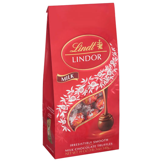 Lindt Lindor Milk Chocolate Truffles, 19 oz.
