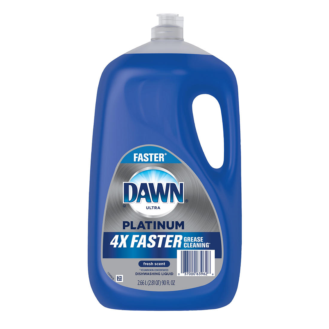 Dawn Platinum Refreshing Rain Scent Liquid Dish Soap, 90 oz.