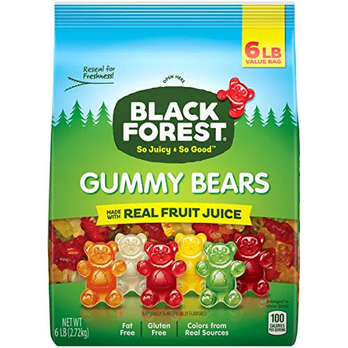 Black Forest Gummy Bears, 6 lbs.