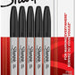 Sharpie Fine Permanent Marker, Black (5 ct.) 2pk