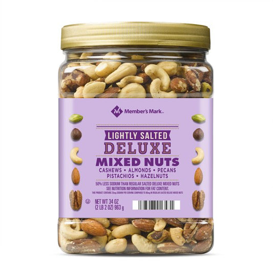 Member's Mark Lightly Salted Deluxe Mixed Nuts (34oz)