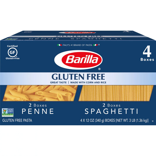 Barilla Gluten-Free Pasta, Variety Pack (12 oz., 4 pk.)