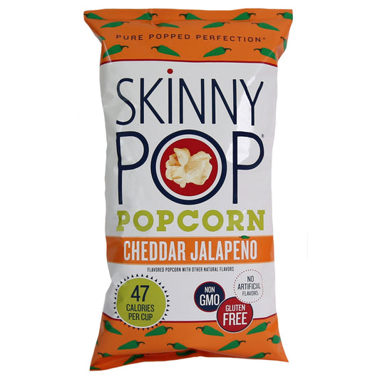 SkinnyPop Cheddar Jalapeno Popcorn Value Size Bag (14 oz.)