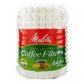 Melitta 8-12 Cup White Basket Coffee Filters, 600 Count Bag