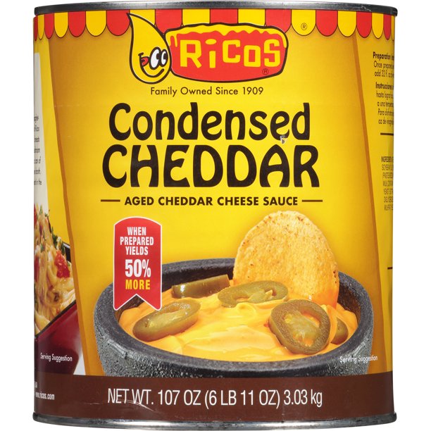 Ricos Condensed Cheddar Cheese Sauce (107 oz.)