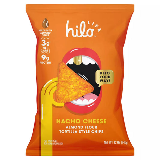 Hilo Life Nacho Cheese Keto Friendly Tortilla Chip