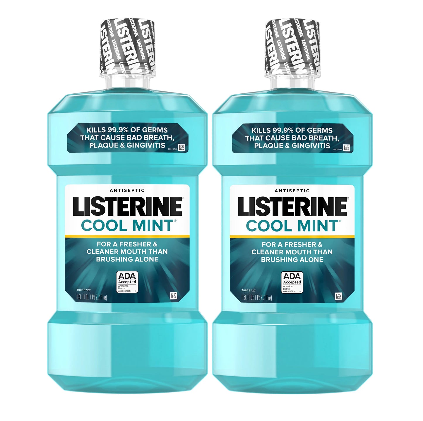 Listerine Cool Mint Antiseptic Mouthwash (1.5L, 2 pk.)