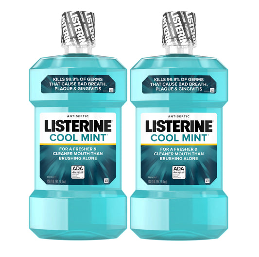 Listerine Cool Mint Antiseptic Mouthwash (1.5L, 2 pk.)
