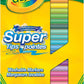 Crayola Washable Super Tips Markers, Assorted, 50/Set