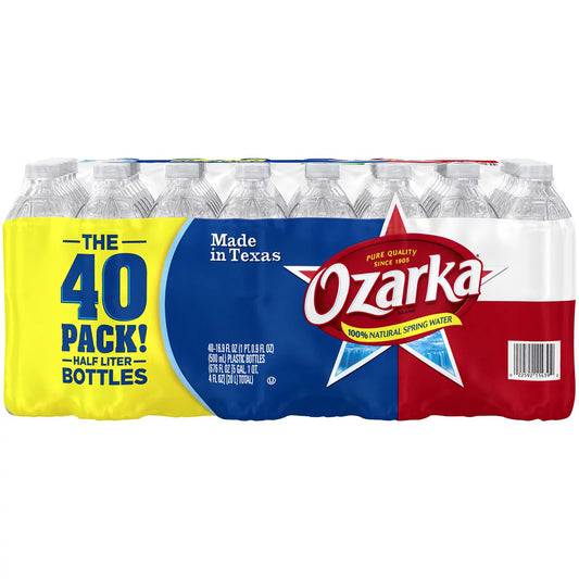 Ozarka 100% Natural Spring Water (16.9 fl. oz., 40 pk.)