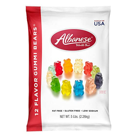 Albanese 12 Flavor Gummi Bear Share Bag (56 oz.)