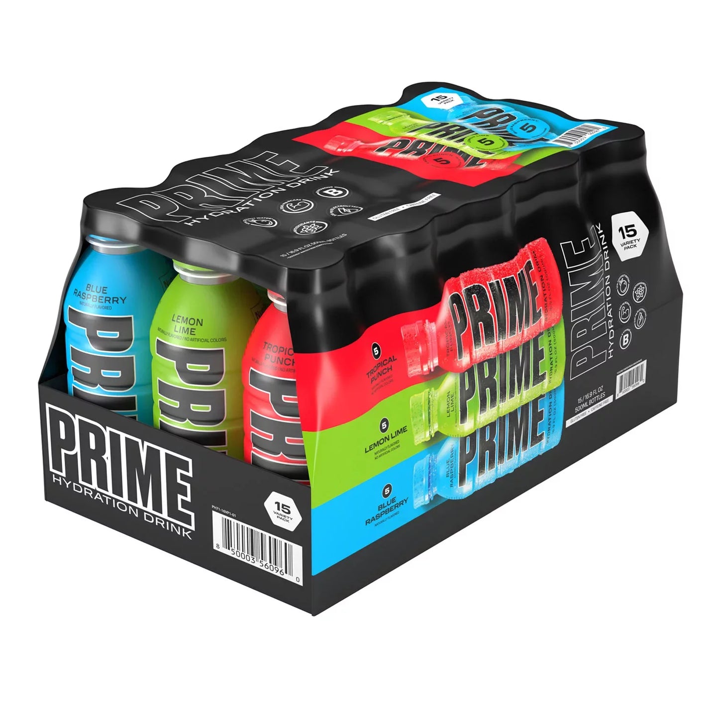 Prime Hydration Drink Variety Pack (16.9 fl. oz., 15 pk.)