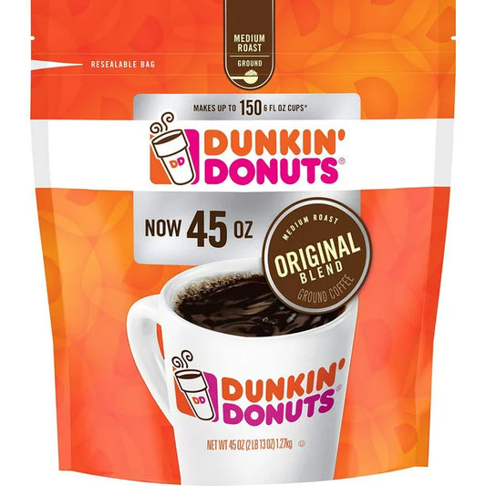 Dunkin' Donuts Original Blend Ground Coffee, Medium Roast (45 oz.)