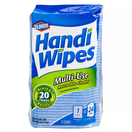 Clorox Handi Wipes Multi-use Reusable Cloths, 72 ct.