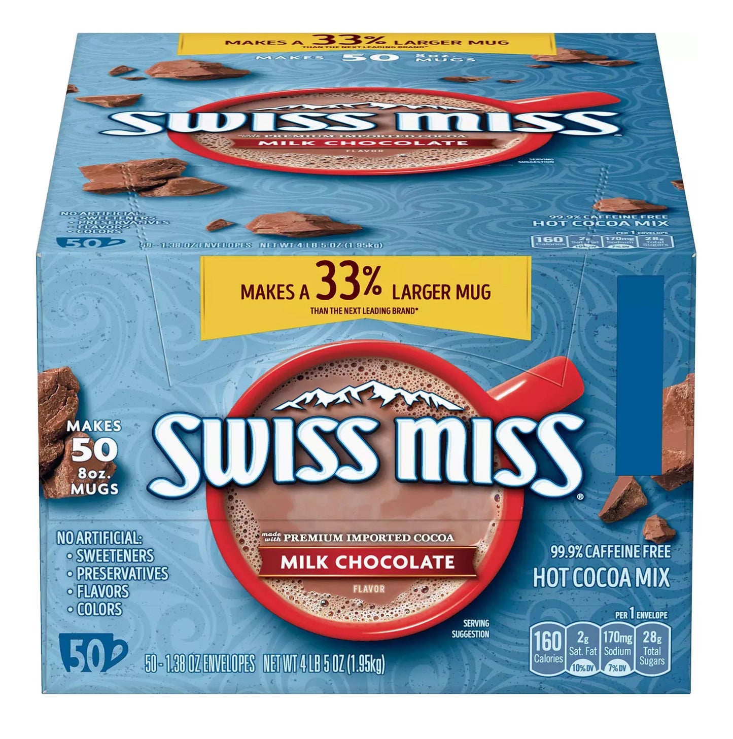 Swiss Miss Milk Chocolate Hot Cocoa Mix Packets (50 ct.)